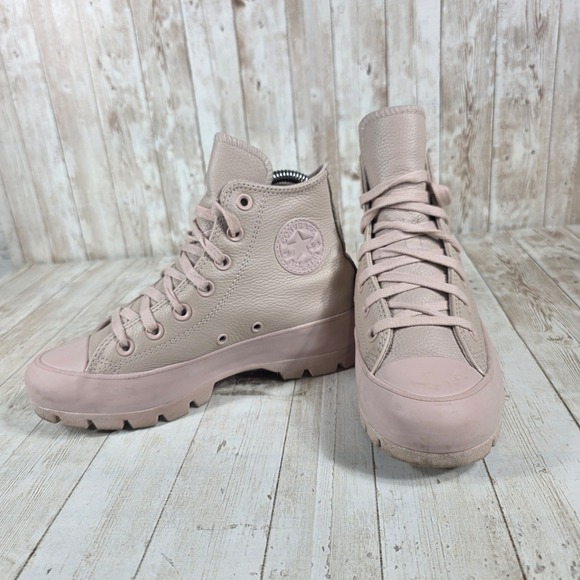 Converse Chuck Taylor All Star Lugged Platform High Top Sneakers Pink Women US 5 - Picture 5 of 8